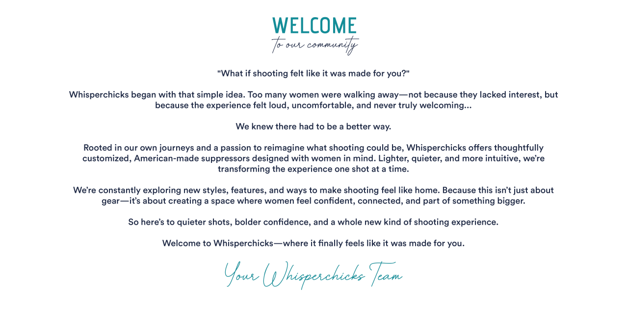 Welcome to the Whisperchicks Community!